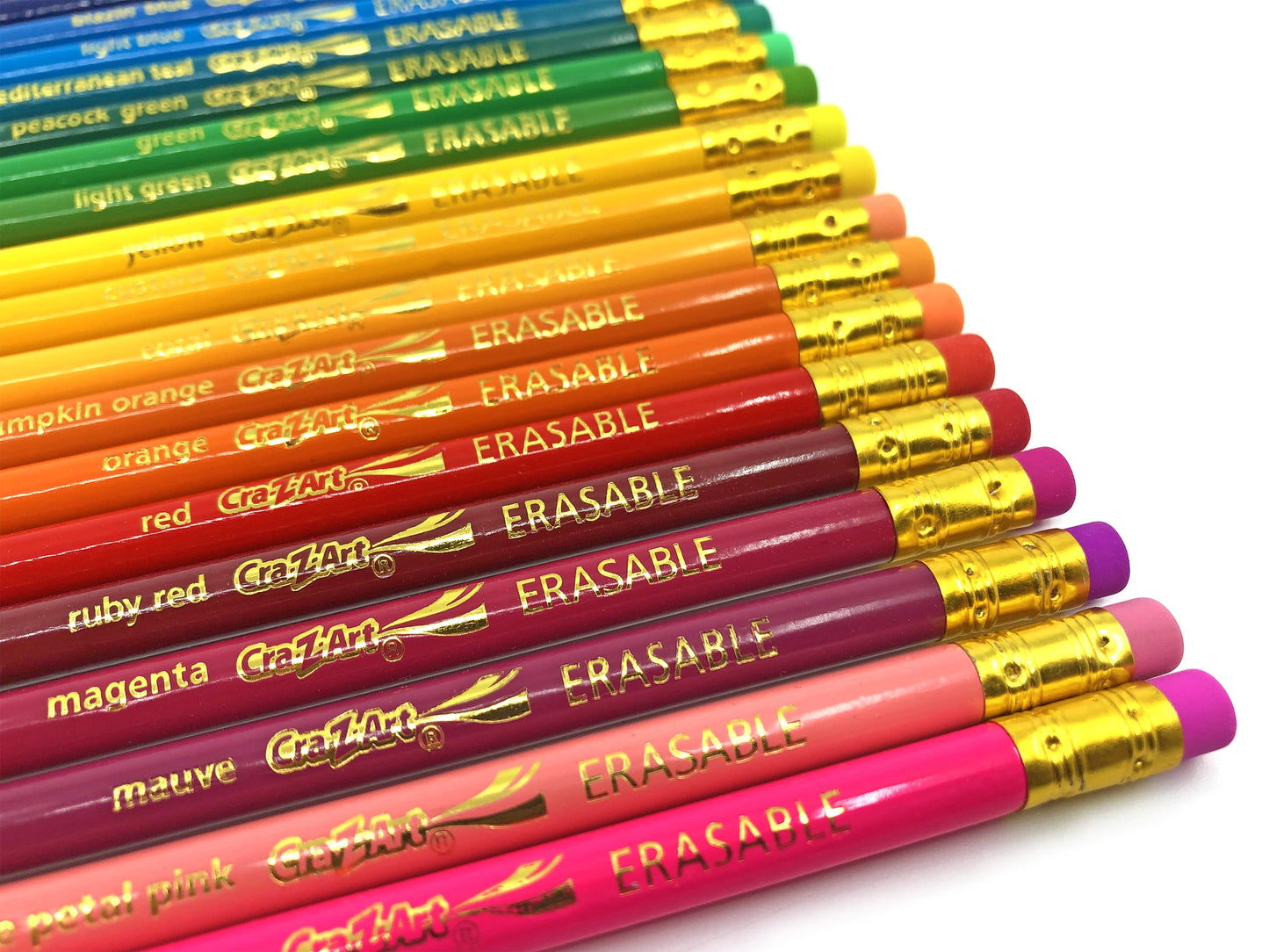 Erasable Colored Pencils, 24 Pack, Beginner Child Ages 3 and Up, Back to School Supplies